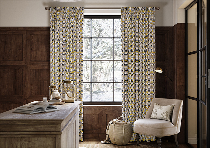 Batik, Saffron - Made to Measure Curtains - Image 3